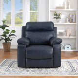 OSP Home Furnishings Bryson Recliner  Navy