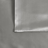 Madison Park Silk Casual 100% Mulberry Single Pillowcase MP21-7477 Grey