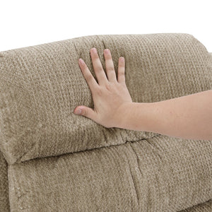 English Elm Glider Swivel Recliner with Smooth 360° Glide and Pull-Handle Recline, Microfiber Comfort, Sturdy Frame Brown 38.5 L x 34 W x 26.5 H B011P329293