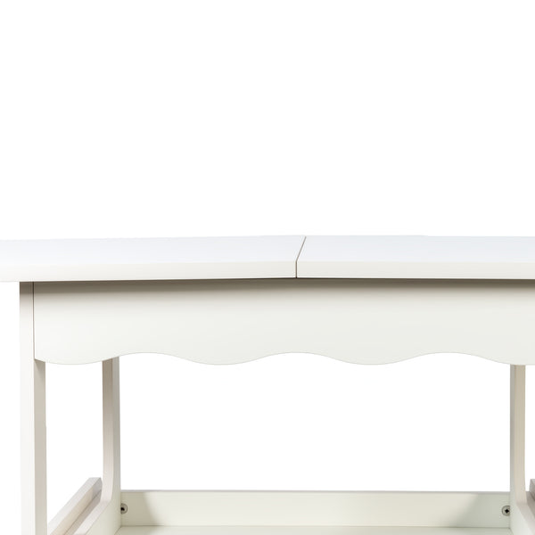 English Elm 3 3-in-1 Convertible Coffee Table with Lift Top & Storage Cabinet, Modular Space-Saving Design for Living W331P280668