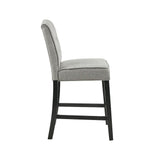 Madison Park Marian Transitional Tufted Counter Stool MP104-1127 Light Grey