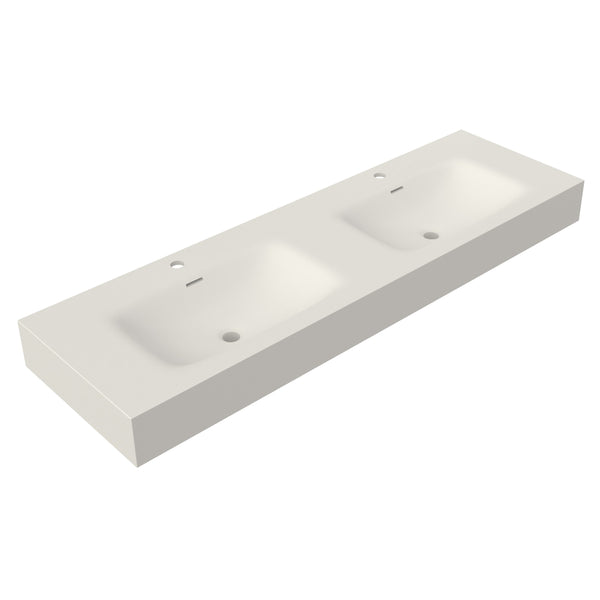 English Elm Stone Resin Rectangular Vessel Basin Sink for a Spa Inspired Bathroom Vanity T3785P355777