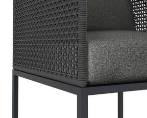 Sunpan Crete Outdoor Counter Stool – Stylish, Durable Design with Eco-Friendly Features for Dining Spaces Dark Grey / Gracebay Grey