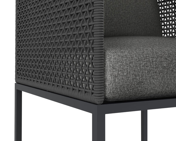 Sunpan Crete Outdoor Counter Stool – Stylish, Durable Design with Eco-Friendly Features for Dining Spaces Dark Grey / Gracebay Grey