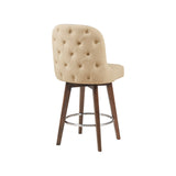 Madison Park Kobe Transitional Counter Stool with Swivel Seat MP104-1150 Natural