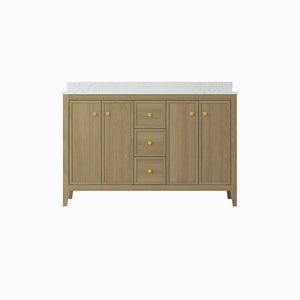 English Elm 24" Freestanding Bathroom Vanity with Countertop Soft Close Storage Melamine Cabinet T3785P442257