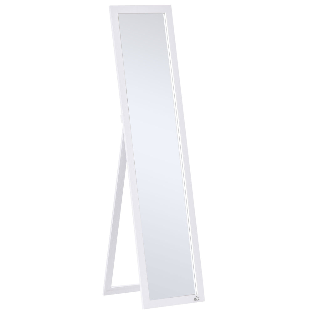 English Elm Full Length Freestanding Floor Mirror with Mdf Frame for Bedroom or Entryway Decor T3971P389365
