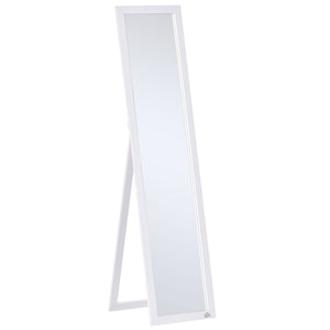 English Elm Full Length Freestanding Floor Mirror with Mdf Frame for Bedroom or Entryway Decor T3971P389365