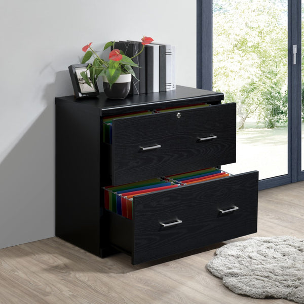 OSP Home Furnishings Alpine Lateral File Black