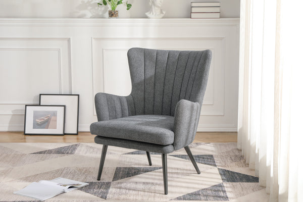 OSP Home Furnishings Jenson Chair Charcoal