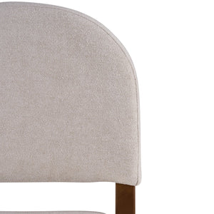 English Elm 26'' Rubberwood Fabric Counterstool Set Padded Backrest Kitchen Island Seating Light Gray N780P394271G