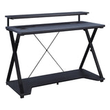 OSP Home Furnishings Checkpoint Gaming Desk Black / Carbon