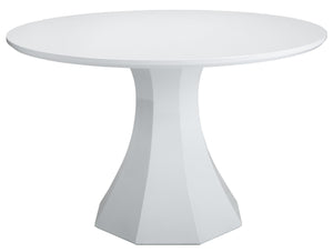 Sunpan SANARA Dining Table - 47.5" High-Gloss White Finish, Modern Elegance for Versatile Dining Spaces 71121-S