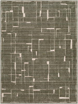 Livabliss Alma Machine Woven Polypropylene Area Rug Neutral Modern Style for Living Room Floors Olive, Medium B 5'3" x 7' EDAL2302-537