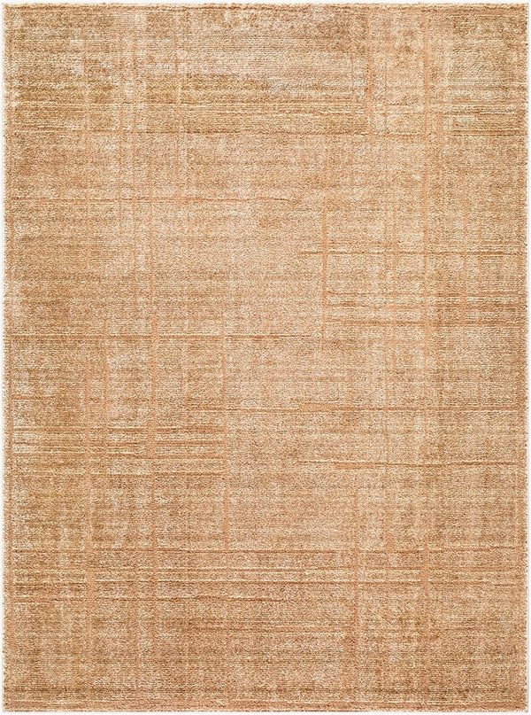 Livabliss Alma Geometric Polypropylene Area Rug Turkish Woven Modern Living Room Floor Accent Tan 5'3" x 7' EDAL2303-537