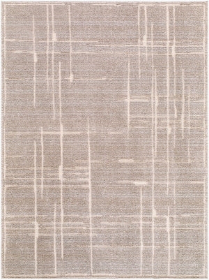 Livabliss Alma Geometric Polypropylene Area Rug Turkish Woven Modern Living Room Floor Accent Medium Brown, T 5'3" x 7' EDAL2304-537