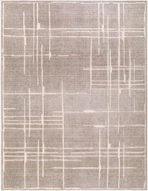 Livabliss Alma Geometric Polypropylene Area Rug Turkish Woven Modern Living Room Floor Accent Medium Brown, T 7'10" x 10'2" EDAL2304-710102