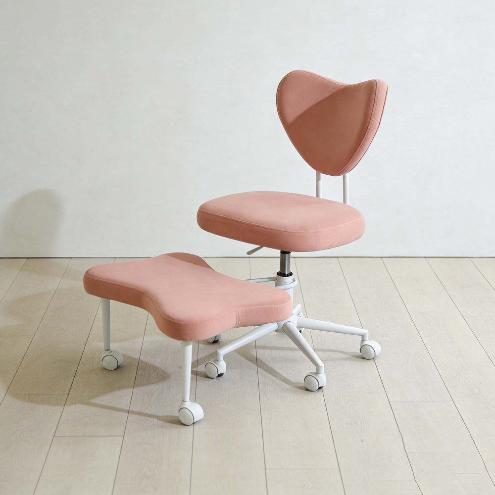 English Elm Meditation Floor Chair Ergonomic Lumbar Support Plush Seat Swivel Base Study W3248P456664