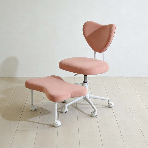 English Elm Meditation Floor Chair Ergonomic Lumbar Support Plush Seat Swivel Base Study W3248P456664
