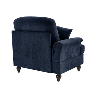 English Elm Sofa Cloud Style Chenille Upholstered Piece with Detachable Skirt and Modular Design W3041P332617