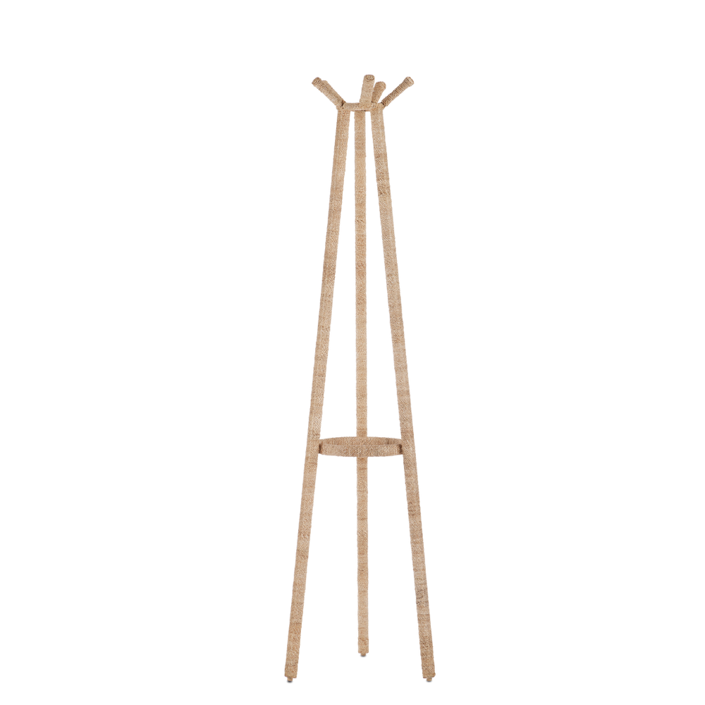 Rolo Rope Coat Rack - Handcrafted Bohemian Design with Natural Materials for Stylish Entryway Storage
