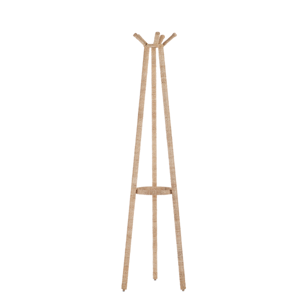 Rolo Rope Coat Rack - Handcrafted Bohemian Design with Natural Materials for Stylish Entryway Storage