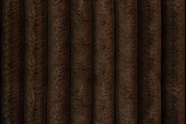 English Elm Contemporary Chocolate Fur-Like Corduroy Motion Sofa with Cup Holders, Drawer & USB Charging Recliner B011P335399