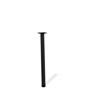 OSP Home Furnishings Pace Tables Sturdy Support Leg Durable Commercial and Residential Modern Base Post PAC-LEGPOST-BLK