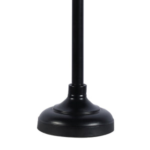 English Elm Klaussine Industrial Torch Table Lamp with Open Wire Cage, Exposed Bulb, Slim Metal Base, Black Finish B062P333402