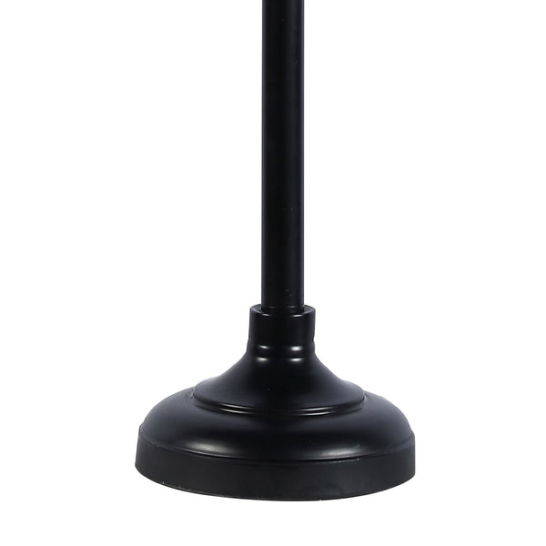 English Elm Klaussine Industrial Torch Table Lamp with Open Wire Cage, Exposed Bulb, Slim Metal Base, Black Finish B062P333402