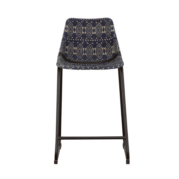 English Elm Carmel Upholstered Dining Side Chairs Set of 2 Beige Fabric with Dark Grey Frame B062P447821