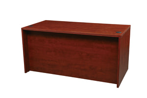 OSP Home Furnishings Napa Modular Office Desk Shell with Spacious Work Surface for Modern Workstations 60X30  Cherry NAP-03-CHY