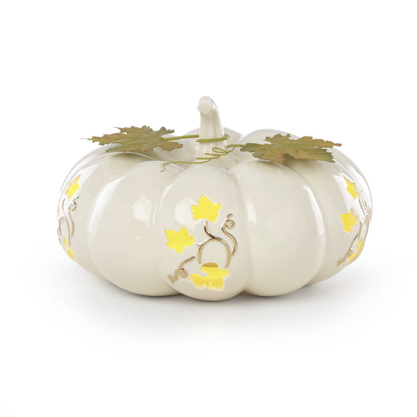 Lenox Lighted Pumpkin Small Centerpiece Ivory, NO COLOR PORCELAIN 883398