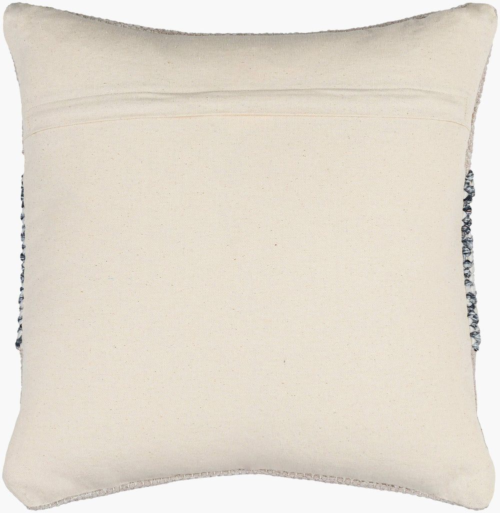 Surya Edward 18" Cottage Style Accent Pillow - Cozy Cotton-polyester Blend For Timeless Home Decor Comfort Beige Polyester,Cotton,Cotton Edd001-2222
