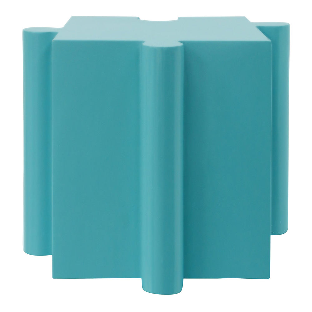 English Elm Christopher Knight Home® - Puzzle Art Side Table - Modular Light Blue Mgo Design For Indoor & Outdoor Custom Layouts, Versatile! N770P347931L