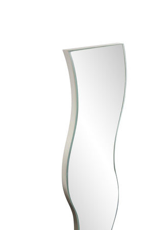 Wave Frameless Wall Mirror: Modern Flowing Design for Stunning Style & Versatile Grouping Options