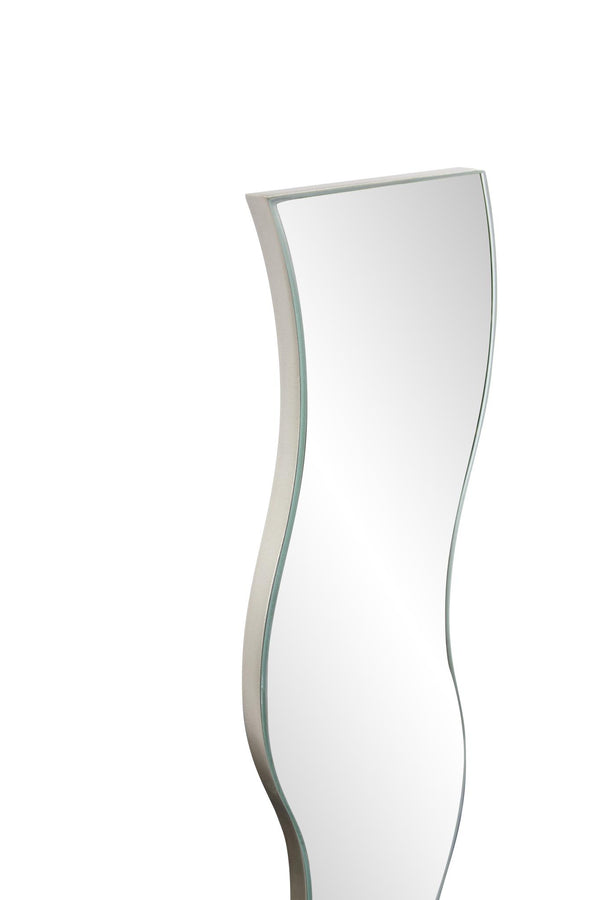 Wave Frameless Wall Mirror: Modern Flowing Design for Stunning Style & Versatile Grouping Options