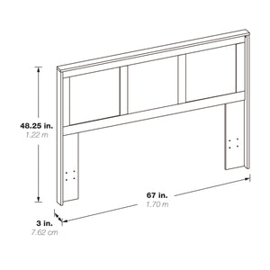 OSP Home Furnishings Stonebrook Queen/Full Headboard Canyon Oak