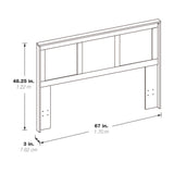 OSP Home Furnishings Stonebrook Queen/Full Headboard Canyon Oak