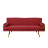 Christopher Knight Home® - Noble House - Jalon Mid-Century Modern Tufted Fabric Sofa