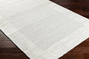 Livabliss Edirne Handwoven Jute Cotton Accent Rug Rustic Cottage Style for Entryway or Bedside EDE2300-23