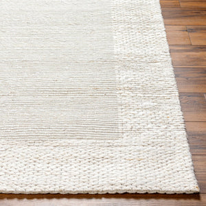Livabliss Edirne Handwoven Jute Cotton Accent Rug Rustic Cottage Style for Entryway or Bedside EDE2300-23