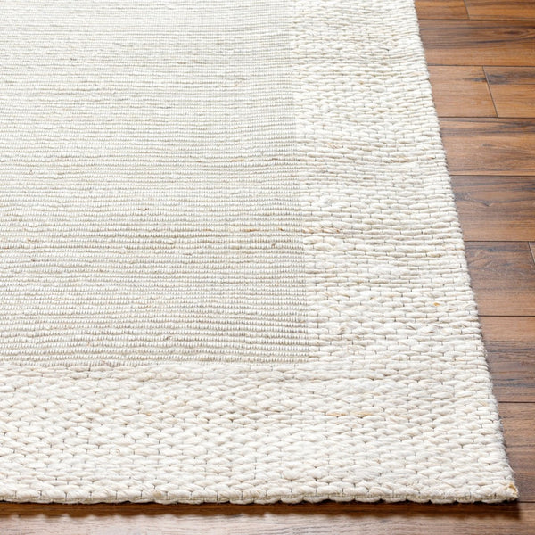 Livabliss Edirne Handwoven Jute Cotton Accent Rug Rustic Cottage Style for Entryway or Bedside EDE2300-23