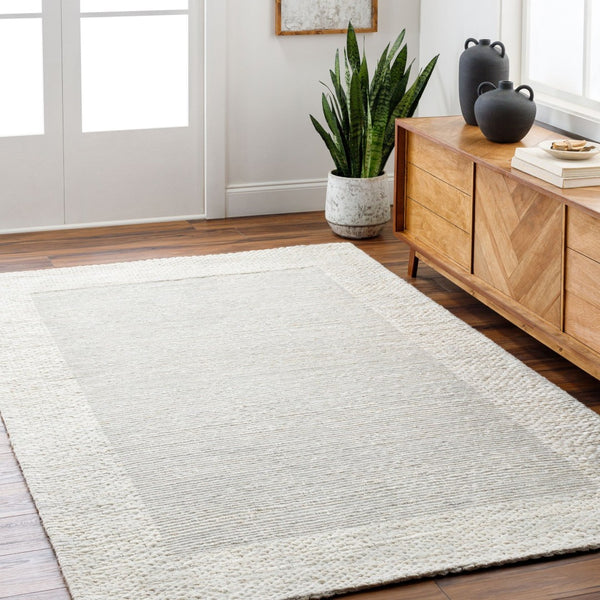 Livabliss Edirne Handwoven Jute Cotton Accent Rug Rustic Cottage Style for Entryway or Bedside EDE2300-23