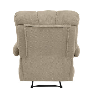 English Elm Camel Overstuffed Manual Recliner with High Density Padding for Modern Living Rooms Camel W5568P449829