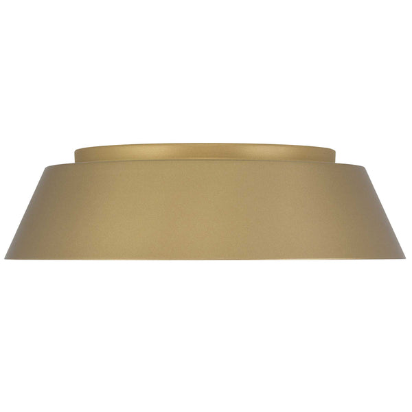 English Elm 15 Inch Matte Round Flush Mount Ceiling Light with Etched Glass Diffuser for Modern Rooms Antique Brass B370P421870