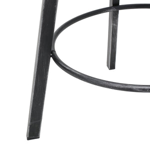 English Elm Christopher Knight Home® - SWIVEL Industrial Barstool Black Metal Frame with Natural Wood Seat, Adjustable Swivel Comfort 67371.00