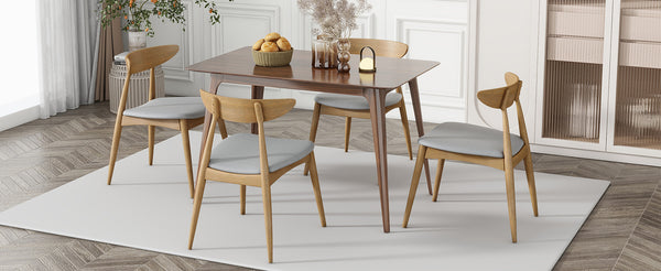 English Elm Christopher Knight Home® - Set Of 2 Retro-Inspired Rubberwood Chairs With Ergonomic Support & Plush Cushions For Comfort N759P307037B