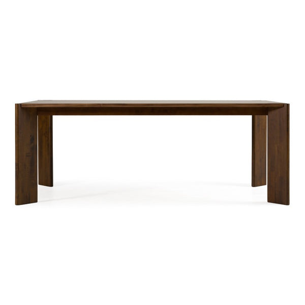 VIG Furniture Edelman Walnut Dining Table 78.8" Rectangular Mid-Century Modern Veneer Top Seats 6, Solid Legs VGMA-MIT-5411-WAL