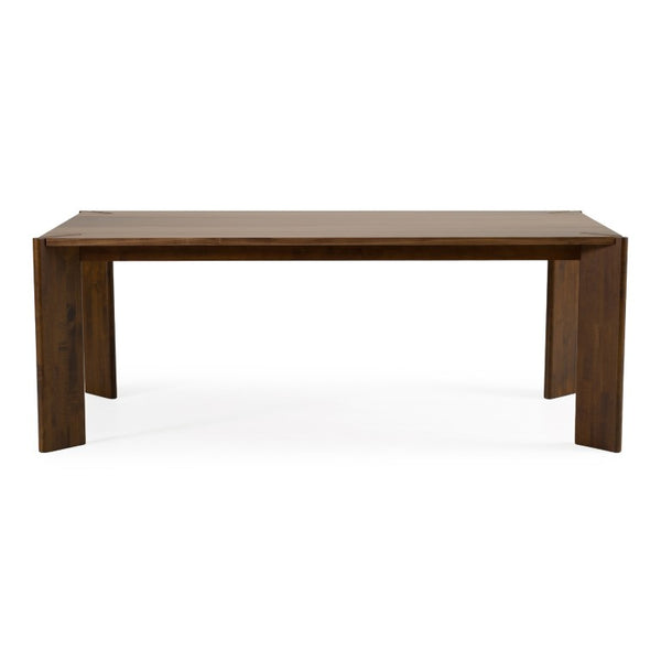 VIG Furniture Edelman Walnut Dining Table 78.8" Rectangular Mid-Century Modern Veneer Top Seats 6, Solid Legs VGMA-MIT-5411-WAL